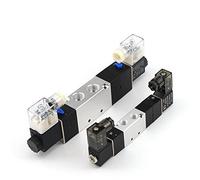 Électrovanne pneumatique à trois positions et cinq voies, 4V130C/4V130P/ 4v130e-a /B06 DC24V AC220V DC12V, joint moyen, 1 pièce(4v230p-08,DC24V)