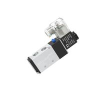 Électrovanne pneumatique avec raccords, contrôle 5 voies et 2 positions, Air gaz magnétique 4V210-08 12V 24V 110V 220V, bobine Volt(4V210-08 PC6-02,AC220)