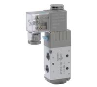 Électrovanne pneumatique de commande d'air comprimé 4V210-08, 2 voies, 5 ports G1/4, 4V21008 DC24V 24V AC220V, 1 pièce(4V210-08 - 8MM,110V AC)