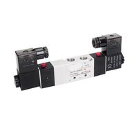 Électrovanne pneumatique double 5/3 voies 4V130C-06/M5 4V230C-08 4V330C-10 Vanne d'inversion EP 12 V 24 V 110 V 220 V(4V230C-08)