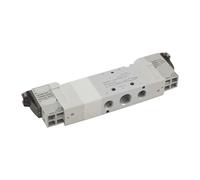 Électrovanne pneumatique Double 5/3 voies série 5V230, vanne de commande directionnelle centrale C/E/P for l'automatisation industrielle(5V230P-06,DC24V)