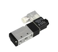 Électrovanne pneumatique électrique 4V210-08, 5 voies, 2 positions, commande air-gaz, électrovanne magnétique 12 V, 24 V, 220 V, raccords de tuyau 4 mm-12 mm(PC 8mm Fittings,DC24V)