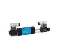 Électrovanne pneumatique électrique à double bobine à 2 positions 5 voies 4V420-15 (4V420-15 AC 220 V, avec raccord de 10 mm)