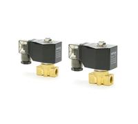 Électrovanne pneumatique haute pression à fermeture normale à 2 voies PG-M02, 0-90 bar, orifice 1,5 mm, G1/4" G1/8" AC 220 V(Dc 12v,1/8 Inch)