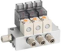 Électrovanne pneumatique miniature normalement ouverte - Conception 2/3 voies for applications à pression positive et négative(21 combination)