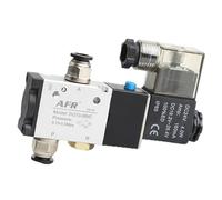Électrovanne pneumatique normalement fermée 3V210-08-NC DC24V AC220V normalement ouverte 3V110-06-NO 3V210-08 3V310-10 3V410-15 (3v210-08-nc Dc24v, raccords 8mm)