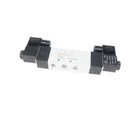 Électrovanne pneumatique pneumatique CC 12 V 3 positions 5 voies 3/8" double tête 4V330C-10