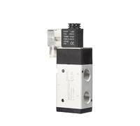 Électrovanne pneumatique série 3V410 1/2 G, vanne de régulation pneumatique simple bobine double, vanne pneumatique 2 positions 3 voies(DC12V)