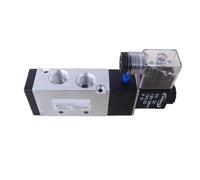 Électrovanne pneumatique simple bobine 4V310-08 1/4" 4V310-10 3/8 BSP 24V 5/2 voies vanne de régulation avec voyant LED rouge de type prise(1/4",110V)