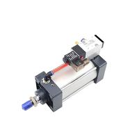 Électrovanne Pneumatique Standard, Cylindre Intégré, Série SCF, Alésage 100 Mm, Course 25-1000 Mm, Ensemble De Vérins Pneumatiques Anti-poussière(SCF100x200,AC110V)