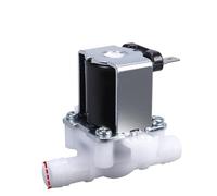 Électrovanne pressurisée normalement fermée DC 12 24 AC 220 V, vanne d'admission 12 mm for distributeur d'eau, purificateur d'eau, plastique(220V Normal close)