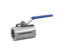 Électrovanne Robinet à boisseau sphérique cantonais en acier inoxydable 1/2", 1-1/2", 2", for vapeur, haute température, filetage interne, interrupteur, eau Vanne(1-1I2)