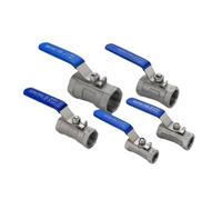 Électrovanne Robinet à boisseau sphérique en acier inoxydable 304 1/4", 1/2", 3/8", 3/4", DN8, DN10, DN15, DN20, femelle BSP Vanne(DN15)