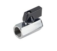 Électrovanne Robinet à boisseau sphérique en laiton 1/8", 1/4", 3/8", 1/2", filetage BSP, mini-vanne mâle for compresseur d'air, eau, gaz, huile Vanne(1/8",Male To Male)