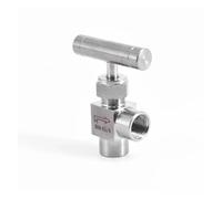 Électrovanne Robinet à pointeau coudé à 90 degrés femelle/mâle BSP 1/8", 1/4", 3/8", 1/2", en acier inoxydable 304 avec poignée à forme unique Vanne(1/4",BSP_STRAIGHT_MALE TO FEMALE)