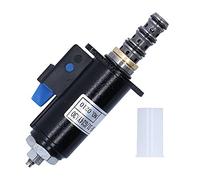 Électrovanne rotative de frein, pièces d'excavatrice robustes, accessoires, construction en acier de qualité professionnelle, alimentation DC24V, compatible avec les modèles CAT