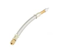 Électrovanne Roues de voiture, tiges de valve de pneu, rallonges, adaptateur de chambre à air, tuyau flexible tressé, pneu gonflable en caoutchouc Vanne(Braided pipe 150mm)