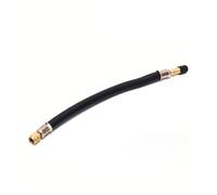 Électrovanne Roues de voiture, tiges de valve de pneu, rallonges, adaptateur de chambre à air, tuyau flexible tressé, pneu gonflable en caoutchouc Vanne(Black tube 100mm)