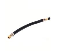 Électrovanne Roues de voiture, tiges de valve de pneu, rallonges, adaptateur de chambre à air, tuyau flexible tressé, pneu gonflable en caoutchouc Vanne(Black tube 350mm)