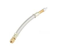 Électrovanne Roues de voiture, tiges de valve de pneu, rallonges, adaptateur de chambre à air, tuyau flexible tressé, pneu gonflable en caoutchouc Vanne(Braided pipe 350mm)
