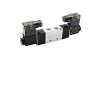 Électrovanne série 4V, 1 pièce - Vanne pneumatique à double bobine 5/2 voies, 12 V CC à 220 V CA (4V120-06 à 4V420-15)(4V220-08,DC12V)