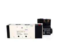 Électrovanne Série 4V400 (5/2, 5/3 Voies) 4V410 4V420 4V430 220 V 110 V 24 V 12 V Type De Borne/œillet Solénoïde Simple/double(4V430E-15(grommet),AC 24V)