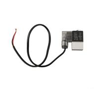 Électrovanne silencieuse pour compresseur d'air 220 V - Clapet anti-retour pour plus de sécurité - Acier de 60 cm de longueur (couvercle en fer)