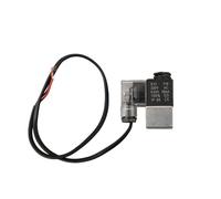 Électrovanne silencieuse pour compresseur d'air avec échappement et clapet anti-retour à 3 voies - Valve de déchargement 220 V pour la sécurité et la prévention du refoulement, corps en fer (60 cm