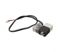 Electrovanne silencieuse pour compresseur d'air et clapet anti-retour à 3 voies - 220 V, corps en fer/fonte d'aluminium, pour prévention de la pression et du refoulement (couvercle en fer)