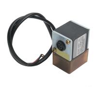 Electrovanne silencieuse sans huile avec clapet anti-retour pour pot d'échappement, design carré compact, pompe en plastique et métal accessoire (B)