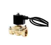 Électrovanne submersible en laiton normalement fermée 1-1/4" IP68 étanche 110 V 24 V 12 V 24 V(BSP_24VDC)