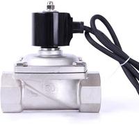 Électrovanne submersible normalement fermée en acier inoxydable - Série 2A étanche for applications eau, gaz et pétrole(2A-15B AC220V)