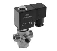 Electrovanne TP-DD 1/4'' 3/2 Voie UN Acier inoxydable FKM 0-1.7bar 230V AC