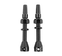 Électrovanne Valve de pneu en alliage 40 mm for vélo de route et de montagne, tubeless avec capuchon, pièces de cyclisme portables et anti-poussière Vanne