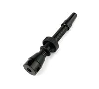 Électrovanne Valves tubeless en aluminium de 44 mm, 1/2/5 pièces, style Presta, for vélos de route et de montagne, conception anti-reflux, jantes et pneus améliorés Vanne(Black 44mm-1PC)