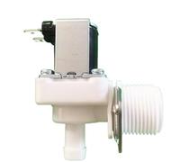 Électrovanne verticale d'entrée d'eau mâle 3/4 ", normalement fermée, 12 volts DC 12V 24V 36V 48V AC 110V 220V for machine à glaçons(110 Volt)