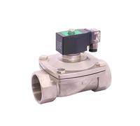 électrovannes Électrovanne à eau 2 voies en acier inoxydable 304, NBR/EPDM, grand diamètre, normalement fermée, orifice 50 mm (2"), 220 V CA, type à démarrage à pression nulle (SPU-50).(EPDM,AC110V)