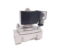 électrovannes Électrovanne à eau 2 voies SS304, grand diamètre, normalement fermée, orifice 1 1/2", 110 V CA, diamètre 40 mm, type à démarrage à pression nulle SPU-40(EPDM,AC220V)