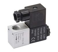 électrovannes Électrovanne de commande pneumatique 2V025-08, normalement fermée/ouverte 12V 24V 220V 1/4 "BSP, 2 voies, 2 positions (Color : 2V025-08, Size : AC220V_NORMALLY CLOSED)