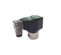 électrovannes Électrovanne haute pression d'eau 2 voies 200 bar/100 bar, orifice 1/4", 12 V CC, filetage 1,2 mm/2 mm NC, vanne de pompe de lavage auto SPG en acier inoxydable(1mm 200bar,AC24V)