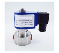 électrovannes Électrovanne haute pression d'eau 2 voies 250 bar 300 bar 36 MPa, orifice 1/8" 1/4", 220 V 24 V, filetage 1 mm, NC, GSPG, acier inoxydable 304, grand débit(1/4",ORIFICE 1.5MM_AC220V)