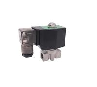 électrovannes Électrovanne haute pression d'eau 2 voies 90/50/35 bar, orifice 1/4", 220 V/12 V, filetage 1,5/2/2,5 mm, NC, acier inoxydable 304(025 35bar,AC110V)