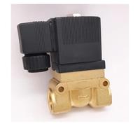 électrovannes Électrovanne haute pression et haute température 50 bar, orifice 8/10/12 mm, filetage 1/4", 3/8", 1/2", 24 V CC / 220 V CA, filetage NF, référence 5404-04, en laiton.(1/2",AC220V)