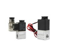 Électrovannes pneumatiques 2V025-08, 2 positions, 2 ports, 1/4", normalement fermées, 12 V, 24 V, 110 V, 220 V(Wire and PC10,AC110V)