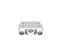 Électrovannes pneumatiques 4V210 collecteur d'échappement d'air 200M collecteur de Base de plaque de soupape avec accessoires 200M-1F 2F 3F 4F 5F 6F 7F(200M-1F)