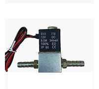 Électrovannes pneumatiques en aluminium, vanne de compresseur normalement fermée, tension 12V 24V 110V 220V, 2 voies, 1 pièce(6mm Set,110V AC)