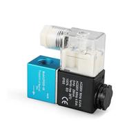 Électrovannes pneumatiques pneumatiques 2V025-08 2 positions 2 ports 6,35 mm normalement fermées 12 V 24 V 110 V 220 V V (AC 220 V, uniquement électrovanne)