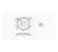 Ventilateur, refroidissement moteur MAGNETI MARELLI 069422789010