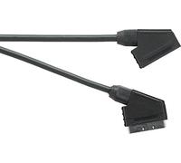 Electrovision - Cordon Péritel Mâle/Péritel Femelle Multi Conducteur Blindé Noir 5m