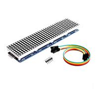 ElectroWorldFR 7219 MAX 4 en 1 Dot Matrix MCU LED 8 x 32 Module d'Affichage Compatible avec Arduino et Raspberry Pi